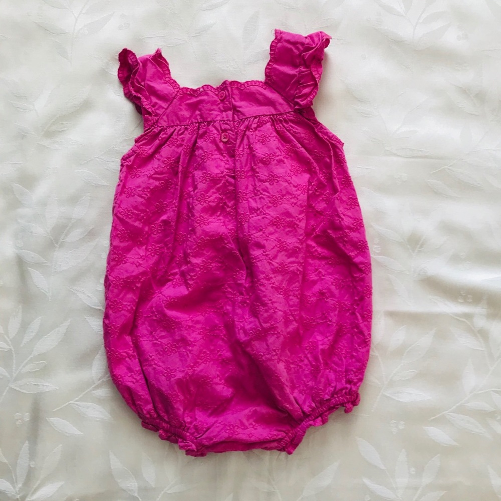 Old Navy Embroidered Bubble Romper - Picture 2 of 3